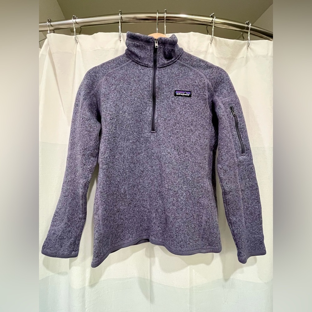 Patagonia Women’s Better Sweater 1/4-Zip Fleece Smokey Violet Purple Size Small